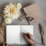 HOCHZEITSVERSPRECHEN  
 Acrylklar Gold Braut- und Bräutigam-Eheversprechenbücher, Set mit zwei Hochzeitsversprechenbüchern, personalisierte Eheversprechenhefte, seine und ihre Eheversprechenbücher, maßgeschneiderte Hochzeitsversprechenhüllen, Geschenk zur Junggesellenabschied.16