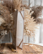 WEDDING VOWS Acrylic Clear Gold Bride and groom vow books, wedding vow books, personalized vow booklets, his and her vow books, custom wedding vow cases, bridal shower gift14