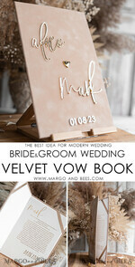 WEDDING VOWS Acrylic Clear Gold Bride and groom vow books, wedding vow books, personalized vow booklets, his and her vow books, custom wedding vow cases, bridal shower gift14