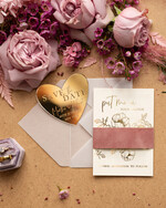 DATEN MERKEN Acrylgoldmagnete Personalisierter Save the Date Magnet und Karte, Goldene Elegante Hochzeit Save The Date Karten, Samt Save The Date Karten3
