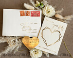 SAVE THE DATES acrylic gold magnets Personalised Gold Acrylic heart Save the Date Magnet and Card, ivory Wedding Save The Dates Plexi Magnets, Wedding Boho Save The Date Cards7