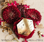 SAVE THE DATES acrylic gold magnets Personalised Maroon Save the Date hexagon Magnet and Card, boho Wedding Save The Dates Acrylic golden mirror magnet10