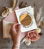 DATEN MERKEN Acrylgoldmagnete Personalisierter Gold-Acryl 