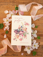 SAVE THE DATES acrylic gold magnets Bespoke wedding save the date, hexagon mirror maget8