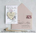 DATEN MERKEN Acrylgoldmagnete Speichern Sie das Datum Hochzeitskarten-Magnete Karten Hochzeits-Speichern Sie das Datum Karte und Herzmagnet, Blush Pink Speichern Sie unser Datum Holzmagnete6