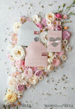 SAVE THE DATES acrylic gold magnets Handmade Save the Date, golden mirror magnet15