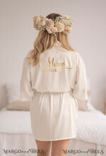 NEWLY WEDS COUPLE GIFTS Bride gifts Romantic Elegant Luxurious Newly Bride Present, Satin Robe, Lace Wedding Garter, Fancy wedding 10