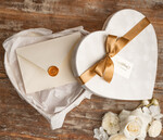 NEWLY WEDS COUPLE GIFTS Bride gifts Romantic Elegant Luxurious Newly Bride Present, Satin Robe, Lace Wedding Garter, Fancy wedding 10