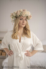 NEWLY WEDS COUPLE GIFTS Bride gifts Romantic Elegant Luxurious Newly Bride Present, Satin Robe, Lace Wedding Garter, Fancy wedding 10