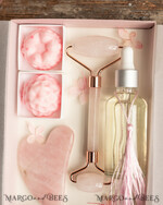 Brautjungfer/Trauzeuge Box DANKESCHÖN AN DIE JUNGFRAU Mini Brautjungfern Dankeschön Box, Organische Spa Box, Brautjungfern Geschenk Spa Set, Trauzeugin Geschenk Box Set10