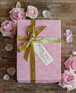 BRIDESMAID/BEST MAN BOX BRIDESMAID THANK YOU Bridesmaid Thank You Box Pink Blush satin robe maid of honor bath salt soap velvet box10