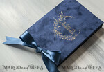 HOCHZEITS EINLADUNGEN Einladungen für VIP/ Boxeinladungen für Eltern Vip Marineblau Goldfolien-Hochzeitseinladungen in Samtbox, Plexi Glamour Hochzeitseinladungs-Set Luxusbox, Romantische Samt-Hochzeitseinladungen, Maßgeschneiderte Goldene Einladungen29
