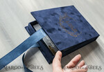 HOCHZEITS EINLADUNGEN Einladungen für VIP/ Boxeinladungen für Eltern Vip Marineblau Goldfolien-Hochzeitseinladungen in Samtbox, Plexi Glamour Hochzeitseinladungs-Set Luxusbox, Romantische Samt-Hochzeitseinladungen, Maßgeschneiderte Goldene Einladungen29
