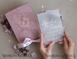 WEDDING INVITATIONS Invitations for VIP/ boxed Invites for Parents Acrylic  Wedding Invitations in velvet box, Frozen Plexi Glamour Wedding Invitation Suite Luxury Box, Elegant Velvet Wedding Cards, Bespoke Golden Invites18