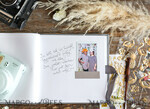 HOCHZEITS-GÄSTEBÜCHER Samtkissen Instax Gästebuch elegantes Elfenbein Gold Instax Hochzeitsgäste Buch, großes Instant Samt Hochzeitsgäste Buch, Polaroid Samt Gästebuch Golden Hochzeit8