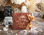 HOCHZEITS-GÄSTEBÜCHER Samtkissen Instax Gästebuch Terrakotta Boho Instax Samt Hochzeits-Gästebuch Gold, Gebranntes Orange Sofort-Hochzeits-Gästebuch, Polaroid Samt Gästebuch Rost Golden Hochzeit8