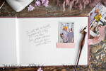 HOCHZEITS-GÄSTEBÜCHER Samtkissen Instax Gästebuch Luxuriöses Blush-Pink Instax-Velours-Hochzeitsgästebuch Gold, großes goldenes Sofort-Hochzeitsgästebuch, samtiges pinkes Polaroid-Velours-Gästebuch.12