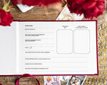 WEDDING GUEST BOOKS Velvet Instax Guestbook Luxury  Navy Blue Instax velvet Wedding GuestBook Gold, Large Instant Wedding Guest Book, Polaroid velvet Guestbook9
