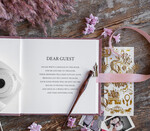 HOCHZEITS-GÄSTEBÜCHER Samtkissen Instax Gästebuch Goldene Blush Pink Instax Samt Hochzeits-Gästebuch Gold, Großes Instant Hochzeits-Gästebuch, Polaroid Samt Gästebuch Pink Goldene Hochzeit.9