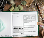 HOCHZEITS-GÄSTEBÜCHER Samtkissen Instax Gästebuch Luxus Grün Instax Samt Hochzeitsgäste Buch Gold, Großes Sofort Hochzeitsgäste Buch, Grüner Polaroid Samt Gästebuch7
