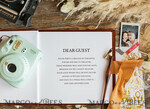 HOCHZEITS-GÄSTEBÜCHER Samtkissen Instax Gästebuch Terracotta Boho Instax Samt Hochzeits-Gästebuch Gold, Gebranntes Orange Sofort-Hochzeits-Gästebuch, Polaroid Samt Gästebuch Rost Golden Hochzeit8