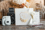 HOCHZEITS-GÄSTEBÜCHER Samtkissen Instax Gästebuch Personalisierte Elfenbein Instax Samt Hochzeitsgästebuch Gold, Großes Instant Hochzeitsgästebuch, Polaroid Samt Gästebuch Goldene Hochzeit8