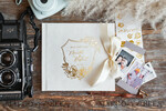 HOCHZEITS-GÄSTEBÜCHER Samtkissen Instax Gästebuch Personalisierte Elfenbein Instax Samt Hochzeitsgästebuch Gold, Großes Instant Hochzeitsgästebuch, Polaroid Samt Gästebuch Goldene Hochzeit8