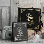 HOCHZEITS-GÄSTEBÜCHER Samtkissen Instax Gästebuch Schwarzes Boho Instax Samt Hochzeitsgastbuch Gold, Schwarzes Instant Hochzeitsgastbuch, Polaroid Samt Gästebuch Schwarz Goldene Hochzeit13