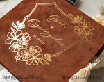 WEDDING GUEST BOOKS Velvet Instax Guestbook terracotta Gold  Presonalised Wedding Guest Book, Velvet Memory Photo  Fall Wedding , Luxury Wedding Guest Book, Polaroid velvet Guest book17