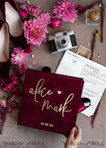WEDDING GUEST BOOKS alternative guest book  Alternative Guestbook Wedding Mad Lib Sheets in Velvet Box Marriage advice mad lib Box Instax Leave a Note to Bride & Groom Personalised Box9