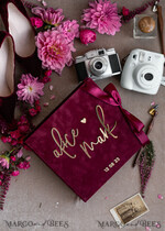 WEDDING GUEST BOOKS alternative guest book  Alternative Guestbook Wedding Mad Lib Sheets in Velvet Box Marriage advice mad lib Box Instax Leave a Note to Bride & Groom Personalised Box9