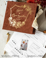 WEDDING GUEST BOOKS alternative guest book   gold terracotta  Alternative Guestbook Wedding Mad Lib Sheets in Velvet Box Marriage advice mad lib Box Instax Leave a Note to Bride & Groom Personalised Box11
