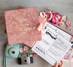 WEDDING GUEST BOOKS alternative guest book  Alternative Guestbook Wedding Mad Lib Sheets in Velvet Box Marriage advice mad lib Box Instax Leave a Note to Bride & Groom Personalised Box11
