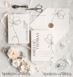 TEMPLETT wedding invitation download Fine art wedding invitation template, Instant download Boho Wedding Invites, Simple Wedding Invitation Printable Template, Elegant Invites9