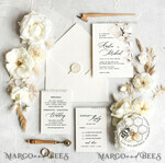 TEMPLETT wedding invitation download Simple wedding invitation template, Instant download Boho Wedding Invites, Elegant Wedding Invitation Printable Template, Modern Invites11