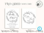 TEMPLETT wedding invitation download Fine art wedding invitation template, Instant download Boho Wedding Invites, Simple Wedding Invitation Printable Template, Elegant Invites7