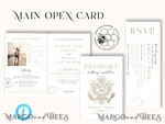TEMPLETT wedding invitation download passport wedding invitation template, Instant download destination Wedding Invites, travel  Printable Template  Invitations, boarding pass7