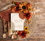 TEMPLETT wedding invitation download Burnt Orange Arch wedding Invitation Set Template, Instant Download Printable Invites Home Printing, Simple Boho Wedding Invitation Card Set, rust inviation template , copper fall invites instant download template online evite set 11