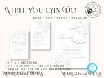 TEMPLETT wedding invitation download Fine art wedding invitation template, Instant download minimalist Wedding Invites, Simple Wedding Invitation Printable Template Invitations8