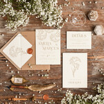 TEMPLETT wedding invitation download Rustic gypsophila wedding Invitations suiteTemplate, Instant Download Printable Invites Home Printing, Boho Baby Breath Wedding Cards Set 10