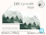TEMPLETT wedding invitation download Forest Greenery Mountain wedding invitation template, Instant download Simple Wedding Invites, Greenery Wedding Invitation Printable Template, Forest invites9