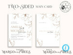 TEMPLETT wedding invitation download Fine art beige wedding invitation template, Instant download Boho Wedding Invites, Simple nude Invitation Printable Template Elegant Invites8