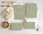 TEMPLETT wedding invitation download Sage Green wedding invitation template, Instant download Greenery Wedding Invites, Eucalyptus Garden Wedding Invitation Printable8
