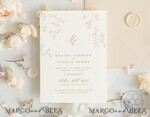 TEMPLETT wedding invitation download Modern wedding invitation template, Instant download Boho Wedding Invites, Simple Wedding Invitation Printable Template, Elegant Invites8