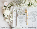 TEMPLETT wedding stationery Sage Green wedding menu template, wedding menus editable, Instant download Modern wedding menus, Garden wedding menu Printable, WRoses555