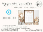 TEMPLETT wedding signs Boho Pampass wedding welcome sign template, Wedding Seating Chart Template, Printable Seating Chart Wedding, Chart Sign Poster, WPam54