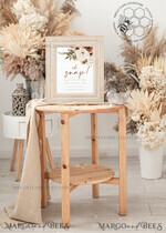 TEMPLETT wedding signs Boho Oh Snap Wedding Hashtag Sign template, Instant download Rustic Wedding Instagram Sign, Hashtag Printable, Minimalist  Sign, WBoho106