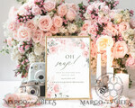 TEMPLETT  
 Hochzeitszeichen Rosen Oh Snap Hochzeits-Hashtag-Schild Vorlage, Sofortdownload Grünpflanzen Hochzeits-Instagram-Schild, Hashtag druckbar, Minimalistisches Schild, WRom14