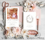 TEMPLETT save the date Fine Art save the date card template, Instant download save our date card, Elegant save the date cards Set Printable Wreth16