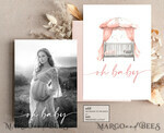 TEMPLETT  
 Babyparty Krabbelbett Mädchen Baby Shower Einladungsvorlage Set Oh Baby kleines pinkes Krabbelbett Windelverlosung Bücher Bogen Sofortiger Download Blush Pink editierbare Einladung10